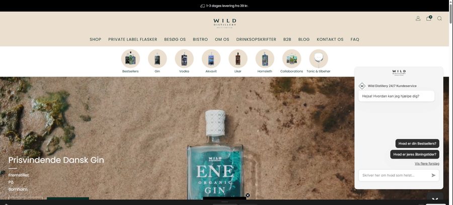 Wild Distillery AI chatbot